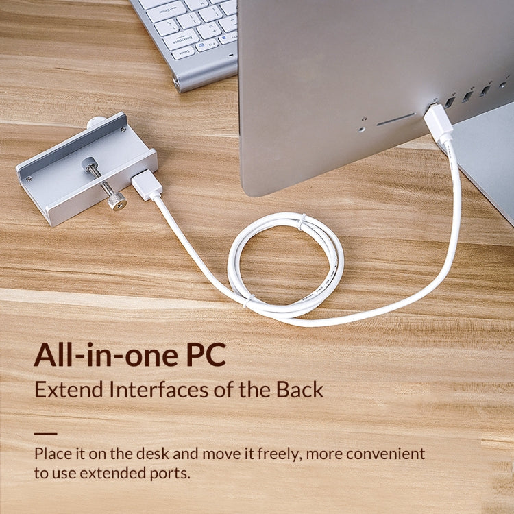 ORICO MH2AC-U3 클립형 2포트 USB3.0 허브 SD 카드 리더기 포함