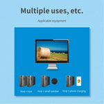 2x4 USB 스위치 2포트 PC 4대 장치 공유용 프린터 키보드 마우스 모니터, 2x4 USB 스위치