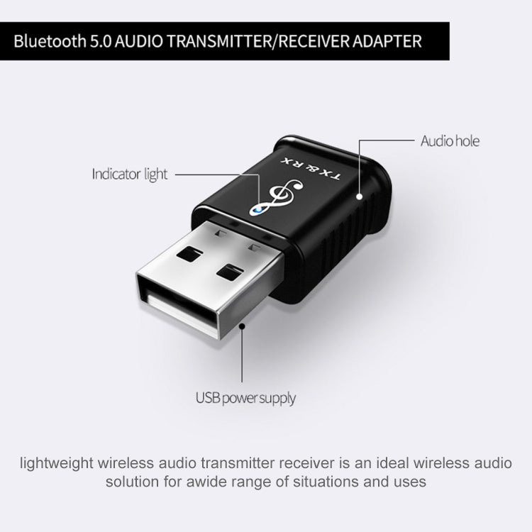 MSD168 2-in-1 블루투스 송수신기 미니 3.5mm AUX 스테레오 무선 블루투스 5.0 어댑터 자동차 TV PC MP3용