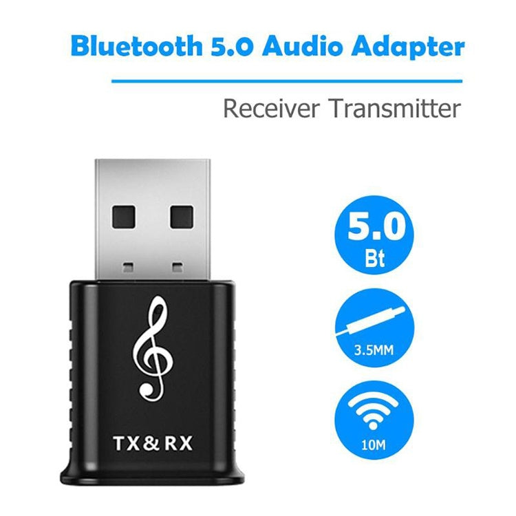 MSD168 2-in-1 블루투스 송수신기 미니 3.5mm AUX 스테레오 무선 블루투스 5.0 어댑터 자동차 TV PC MP3용