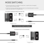 MSD168 2-in-1 블루투스 송수신기 미니 3.5mm AUX 스테레오 무선 블루투스 5.0 어댑터 자동차 TV PC MP3용