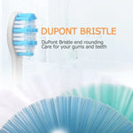4개입 D903/D904 교체용 브러시 헤드 Mornwel D01용, 블랙, 화이트