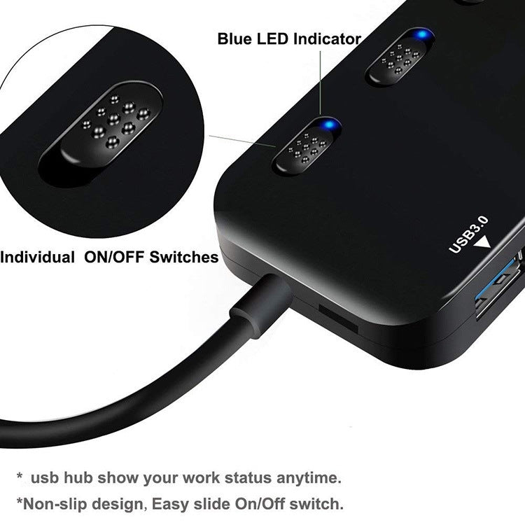 초고속 USB3.0 4포트 허브 스위치 포함, USB 3.0