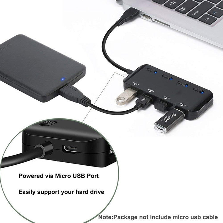 초고속 USB3.0 4포트 허브 스위치 포함, USB 3.0