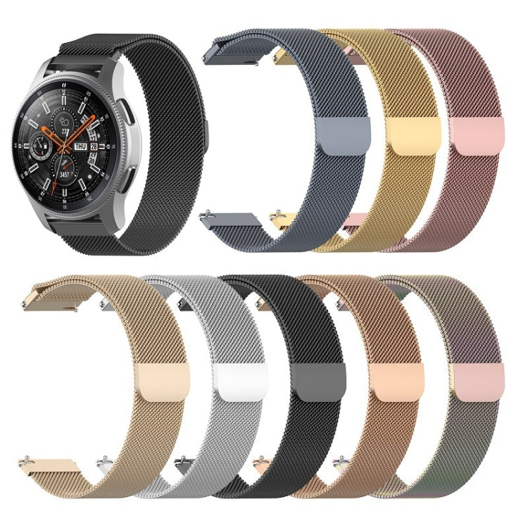 For Honor Magic Watch 2 46MM Milan Stainless Steel Mesh Strap 22MM, 22mm