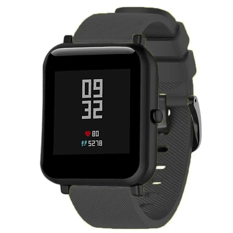 20mm Huami Amazfit GTS / 삼성 갤럭시 워치 액티브 2 / 기어 스포츠용 실리콘 스트랩