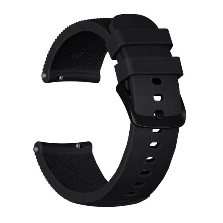20mm Huami Amazfit GTS / 삼성 갤럭시 워치 액티브 2 / 기어 스포츠용 실리콘 스트랩