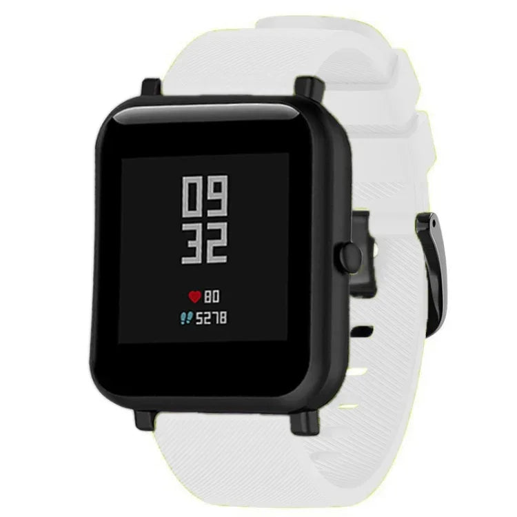 20mm Huami Amazfit GTS / 삼성 갤럭시 워치 액티브 2 / 기어 스포츠용 실리콘 스트랩