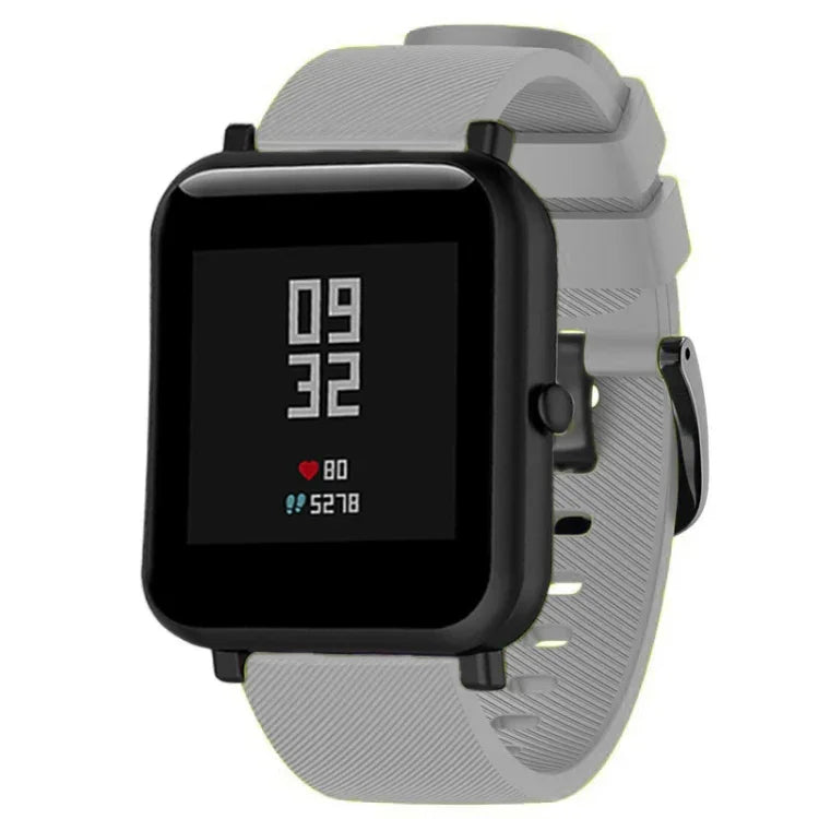 20mm Huami Amazfit GTS / 삼성 갤럭시 워치 액티브 2 / 기어 스포츠용 실리콘 스트랩