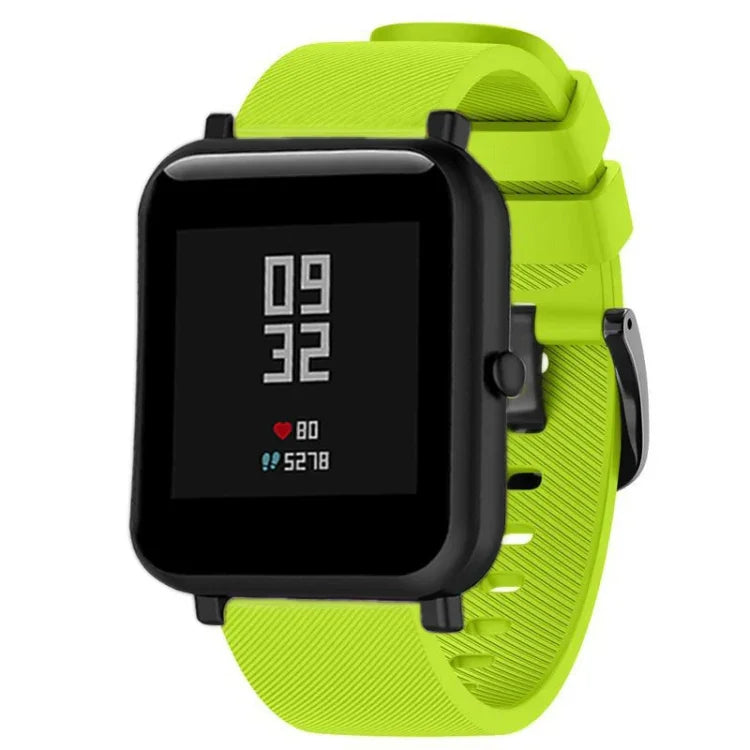 20mm Huami Amazfit GTS / 삼성 갤럭시 워치 액티브 2 / 기어 스포츠용 실리콘 스트랩