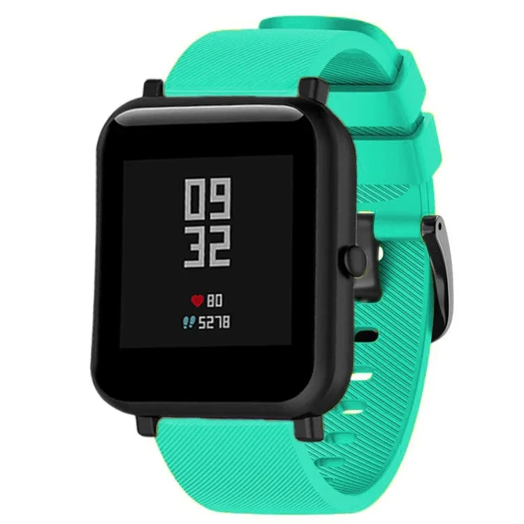20mm Huami Amazfit GTS / 삼성 갤럭시 워치 액티브 2 / 기어 스포츠용 실리콘 스트랩