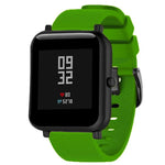 20mm Huami Amazfit GTS / 삼성 갤럭시 워치 액티브 2 / 기어 스포츠용 실리콘 스트랩