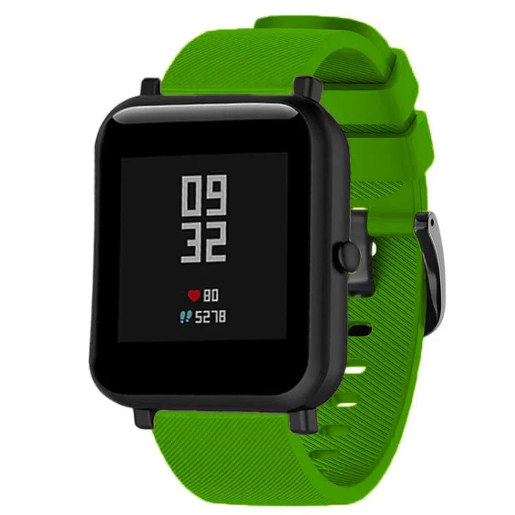 20mm Huami Amazfit GTS / 삼성 갤럭시 워치 액티브 2 / 기어 스포츠용 실리콘 스트랩