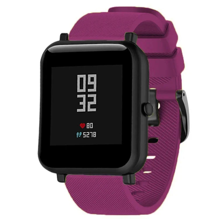 20mm Huami Amazfit GTS / 삼성 갤럭시 워치 액티브 2 / 기어 스포츠용 실리콘 스트랩