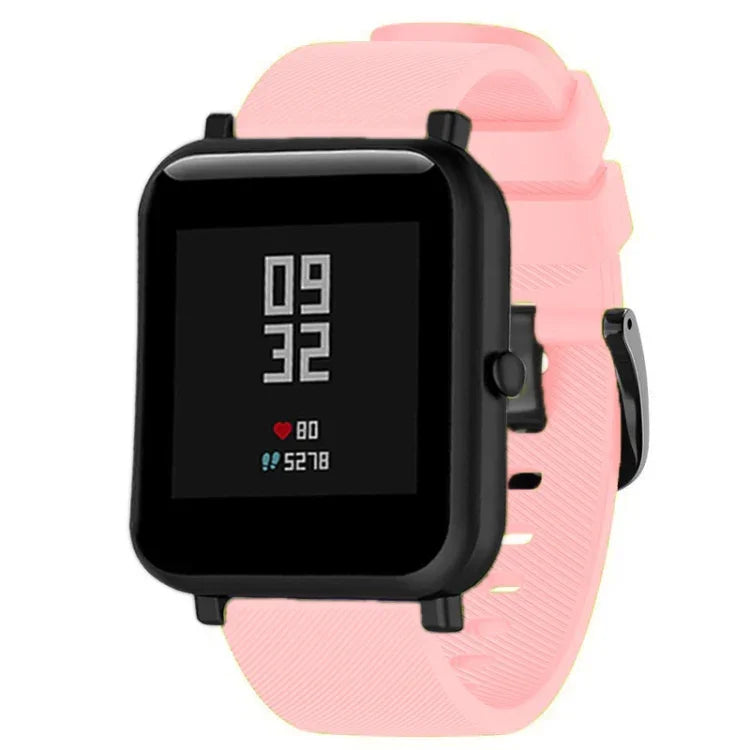 20mm Huami Amazfit GTS / 삼성 갤럭시 워치 액티브 2 / 기어 스포츠용 실리콘 스트랩