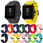 20mm Huami Amazfit GTS / 삼성 갤럭시 워치 액티브 2 / 기어 스포츠용 실리콘 스트랩