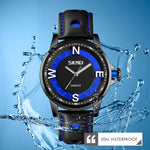 SKMEI 9211 Fashion Sports Stereo Dial Luminous Pointer Creative Watch Business Trend Men Quartz Watch