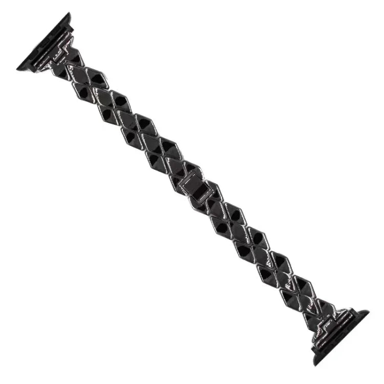 애플 워치 시리즈 5 & 4 40mm / 3 & 2 & 1 38mm 다이아몬드 스테인리스 스틸 밴드, 애플 워치 시리즈 5 & 4 40mm용