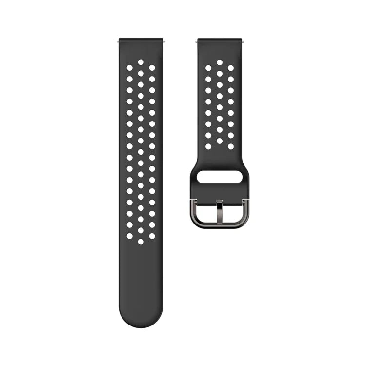 20mm Huami Amazfit GTS / 삼성 갤럭시 워치 액티브 2 / Huawei Watch GT2 42MM 통기성 다공성 스트랩, 내부 버클 포함