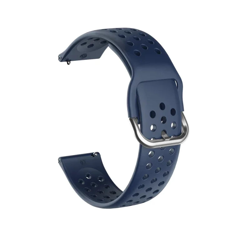 20mm Huami Amazfit GTS / 삼성 갤럭시 워치 액티브 2 / Huawei Watch GT2 42MM 통기성 다공성 스트랩, 내부 버클 포함
