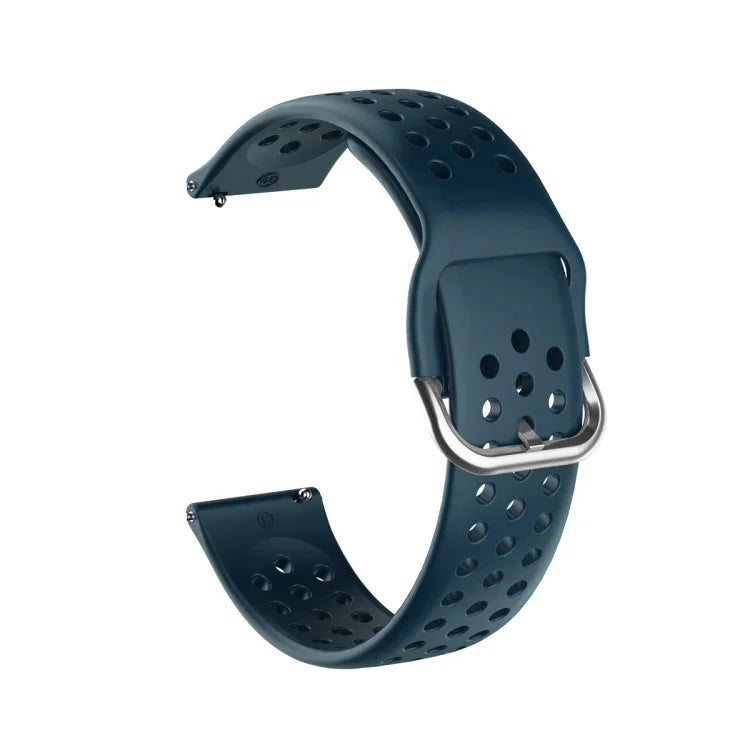 20mm Huami Amazfit GTS / 삼성 갤럭시 워치 액티브 2 / Huawei Watch GT2 42MM 통기성 다공성 스트랩, 내부 버클 포함