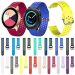 20mm Huami Amazfit GTS / 삼성 갤럭시 워치 액티브 2 / Huawei Watch GT2 42MM 통기성 다공성 스트랩, 내부 버클 포함