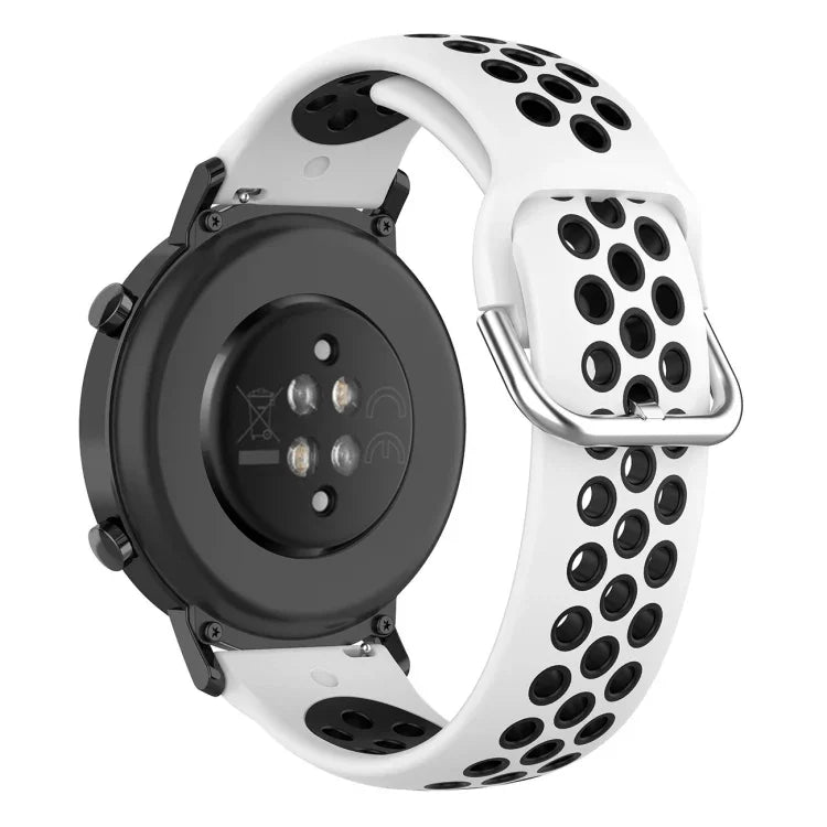 20mm Huami Amazfit GTS / 삼성 갤럭시 워치 액티브 2 / Huawei Watch GT2 42MM 패션 내부 버클 실리콘 스트랩