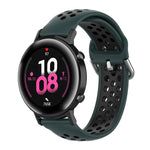 20mm Huami Amazfit GTS / 삼성 갤럭시 워치 액티브 2 / Huawei Watch GT2 42MM 패션 내부 버클 실리콘 스트랩