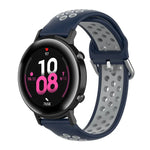 20mm Huami Amazfit GTS / 삼성 갤럭시 워치 액티브 2 / Huawei Watch GT2 42MM 패션 내부 버클 실리콘 스트랩