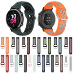 20mm Huami Amazfit GTS / 삼성 갤럭시 워치 액티브 2 / Huawei Watch GT2 42MM 패션 내부 버클 실리콘 스트랩