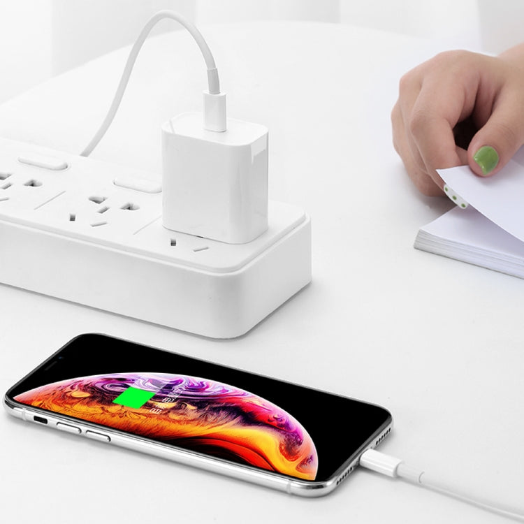 2-in-1 단일 USB-C / 타입-C 포트 여행용 충전기 + 3A PD 3.0 USB-C / 타입-C to USB-C / 타입-C 고속 충전 데이터 케이블 세트, 케이블 길이: 1m, 18W 1m