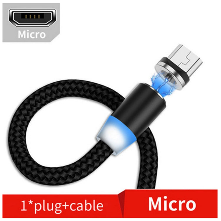 USB to Micro USB 자석 금속 커넥터 나일론 투톤 꼬임 자석 충전 케이블, 케이블 길이: 1m, Micro USB