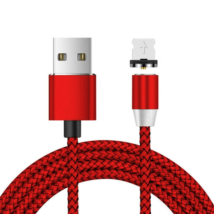 USB to 8핀 자석 금속 커넥터 나일론 투톤 꼬임 자석 데이터 케이블, 케이블 길이: 1m, 8핀