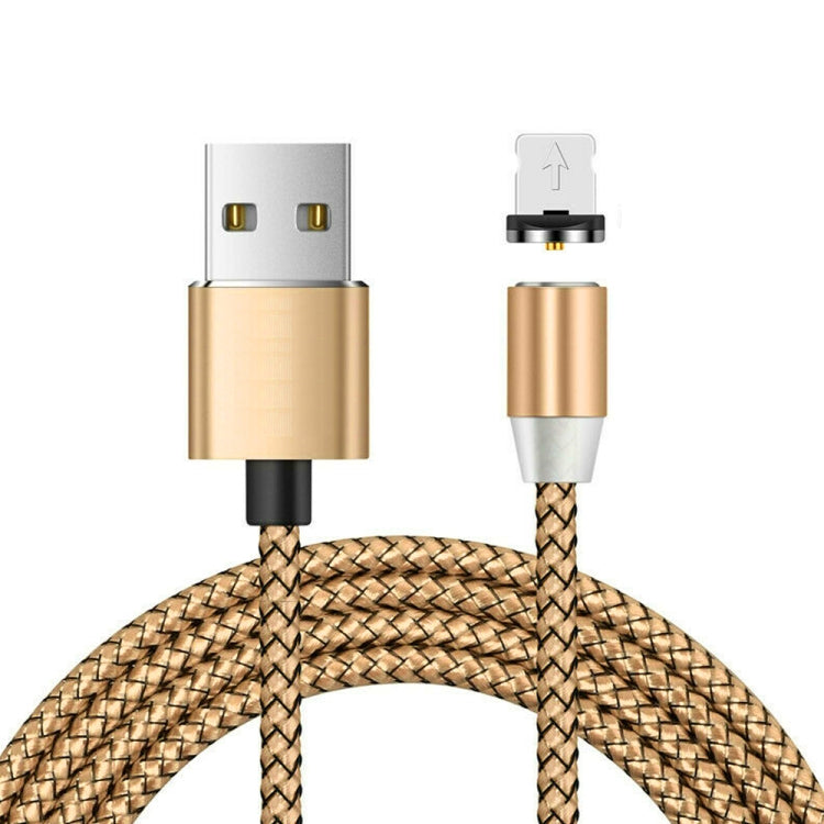 USB to 8핀 자석 금속 커넥터 나일론 투톤 꼬임 자석 데이터 케이블, 케이블 길이: 1m, 8핀