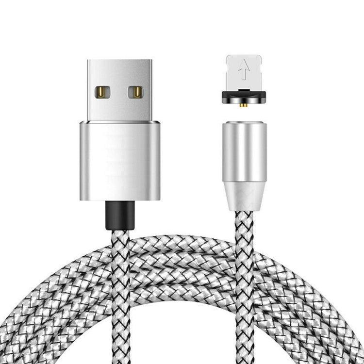 USB to 8핀 자석 금속 커넥터 나일론 투톤 꼬임 자석 데이터 케이블, 케이블 길이: 1m, 8핀