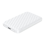 ORICO 2520U3 2.5인치 휴대용 하드 드라이브 인클로저, 화이트, 블랙