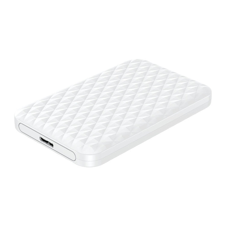ORICO 2520U3 2.5인치 휴대용 하드 드라이브 인클로저, 화이트, 블랙