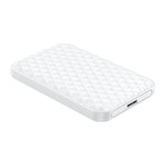 ORICO 2520U3 2.5인치 휴대용 하드 드라이브 인클로저, 화이트, 블랙