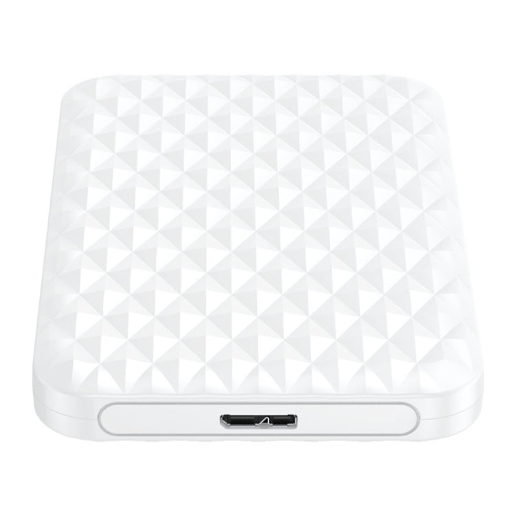 ORICO 2520U3 2.5인치 휴대용 하드 드라이브 인클로저, 화이트, 블랙