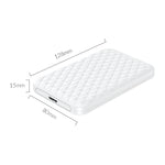 ORICO 2520U3 2.5인치 휴대용 하드 드라이브 인클로저, 화이트, 블랙