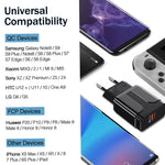 휴대용 QC3.0 18W USB 포트 범용 고속 충전기, US 플러그, US 플러그