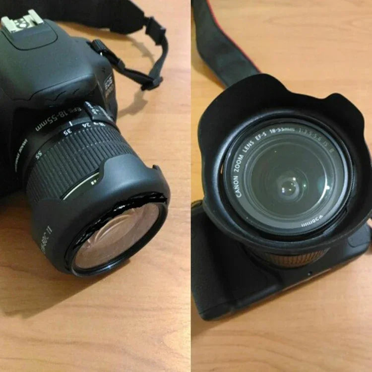 EW-60C II 렌즈 후드 캐논 EOS EF-S 18-55mm f/3.5-5.6 IS 렌즈용