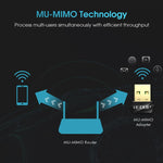 EDUP EP-AC1651 USB WIFI 어댑터 650Mbps 듀얼 밴드 5G/2.4GHz 외장 무선 네트워크 카드 와이파이 동글 수신기 노트북용 윈도우 맥OS