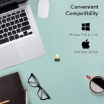 EDUP EP-AC1651 USB WIFI 어댑터 650Mbps 듀얼 밴드 5G/2.4GHz 외장 무선 네트워크 카드 와이파이 동글 수신기 노트북용 윈도우 맥OS