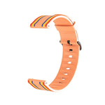 20mm Huami Amazfit GTS / 삼성 갤럭시 워치 액티브 2 / Huawei Watch GT2 42MM 줄무늬 실리콘 스트랩