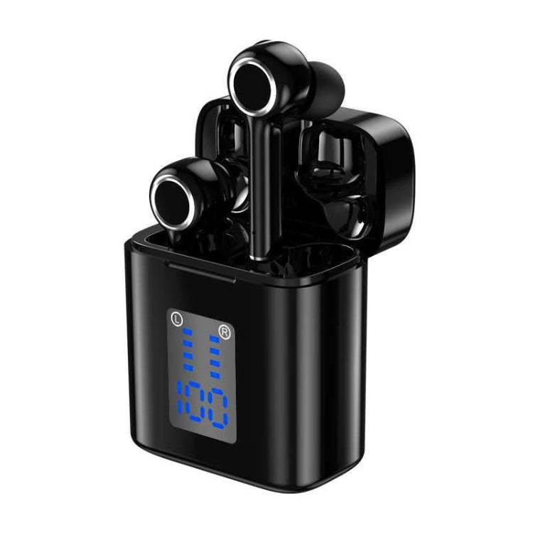 T&G TG905 TWS 블루투스 이어폰 무선 스포츠 헤드폰, 5D 스테레오 헤드셋, LED 디스플레이 및 충전 케이스 포함