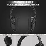 ONIKUMA K20 PS4 헤드셋 스테레오 게이밍 헤드셋 마이크/LED 라이트 포함, XBox One/노트북 태블릿용