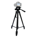 L-3600 3차원 댐핑 짐벌 라이브 삼각대 분리형 퀵 릴리스 플레이트 높이 조절 62-170cm SLR 카메라 라이브 라이트 프로젝터용 (블랙), L-3600