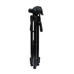 L-3600 3차원 댐핑 짐벌 라이브 삼각대 분리형 퀵 릴리스 플레이트 높이 조절 62-170cm SLR 카메라 라이브 라이트 프로젝터용 (블랙), L-3600