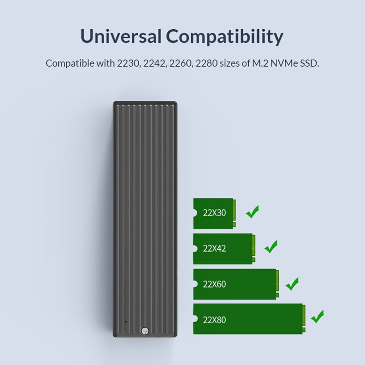 ORICO M2PV-C3 M.2 NVMe SSD 인클로저, ORICO M2PV-C3